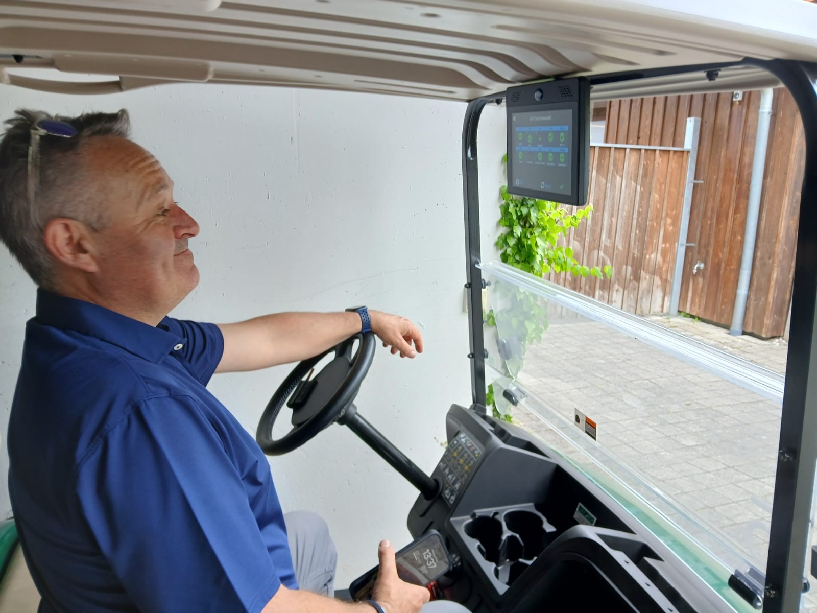 PACE GPS-System im E-Z-GO