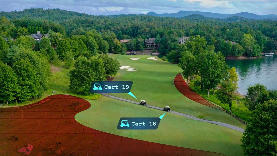 PACE auf dem Golfplatz