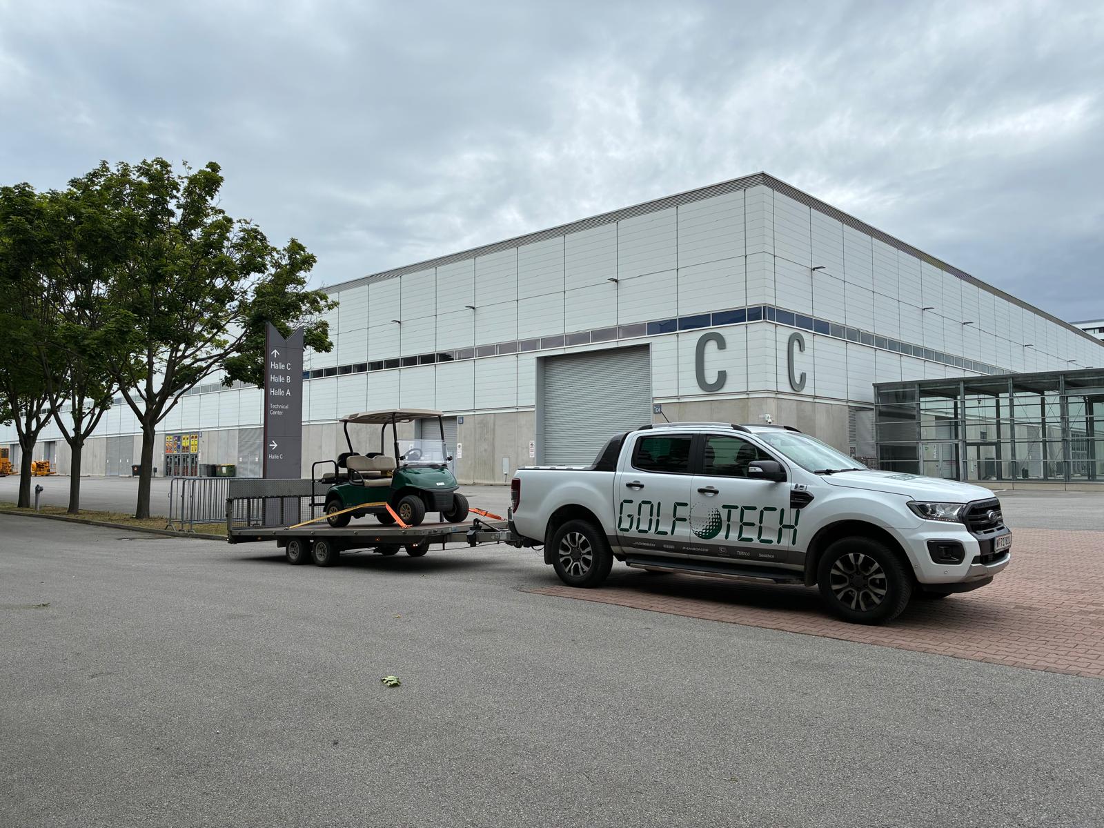 E-Z-GO Miet-Carts bei der Messe Wien