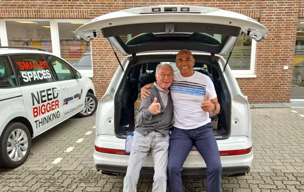 Holger Manthey und Rigobert Gruber bei Golf Tech